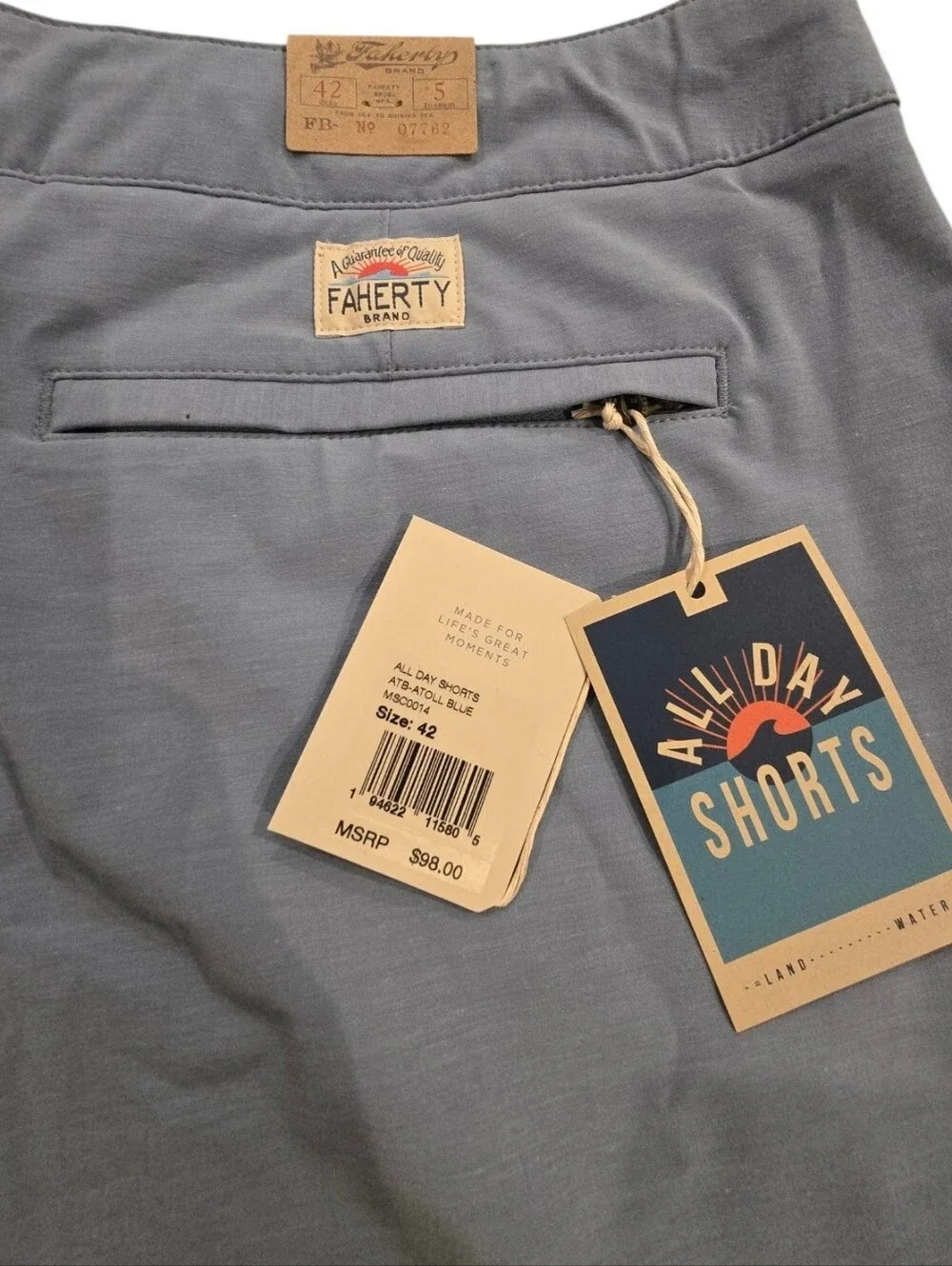 Faherty All Day Shorts  5” Inseam